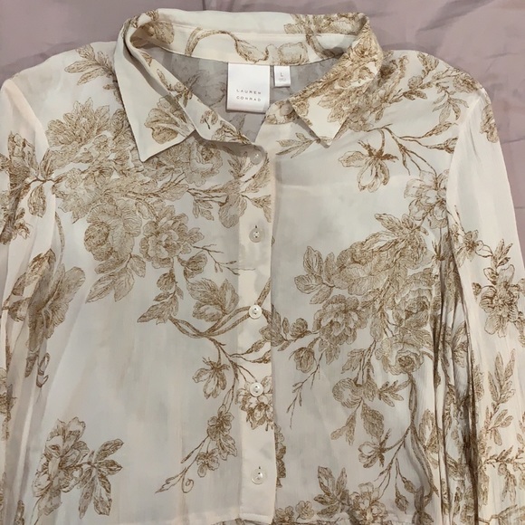 Lauren Conrad : woman’s button down - Picture 3 of 4